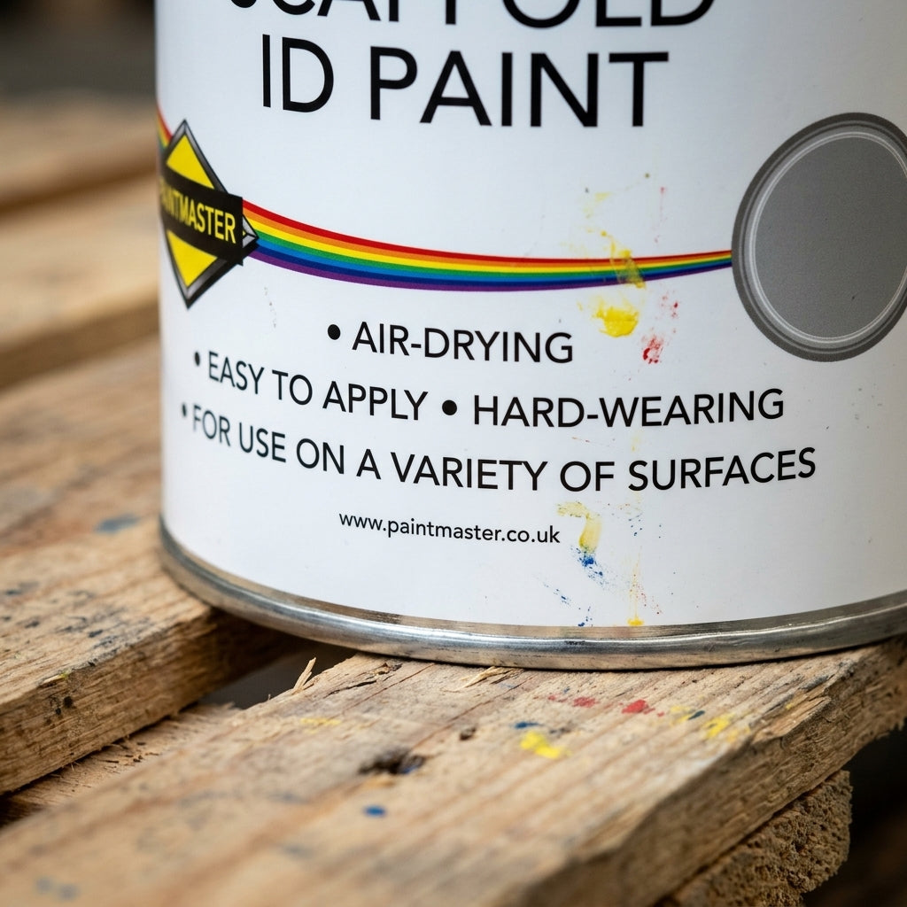 Pallet & Scaffold ID Paint - Oil-Based Multiple Colours & Sizes (view 2)