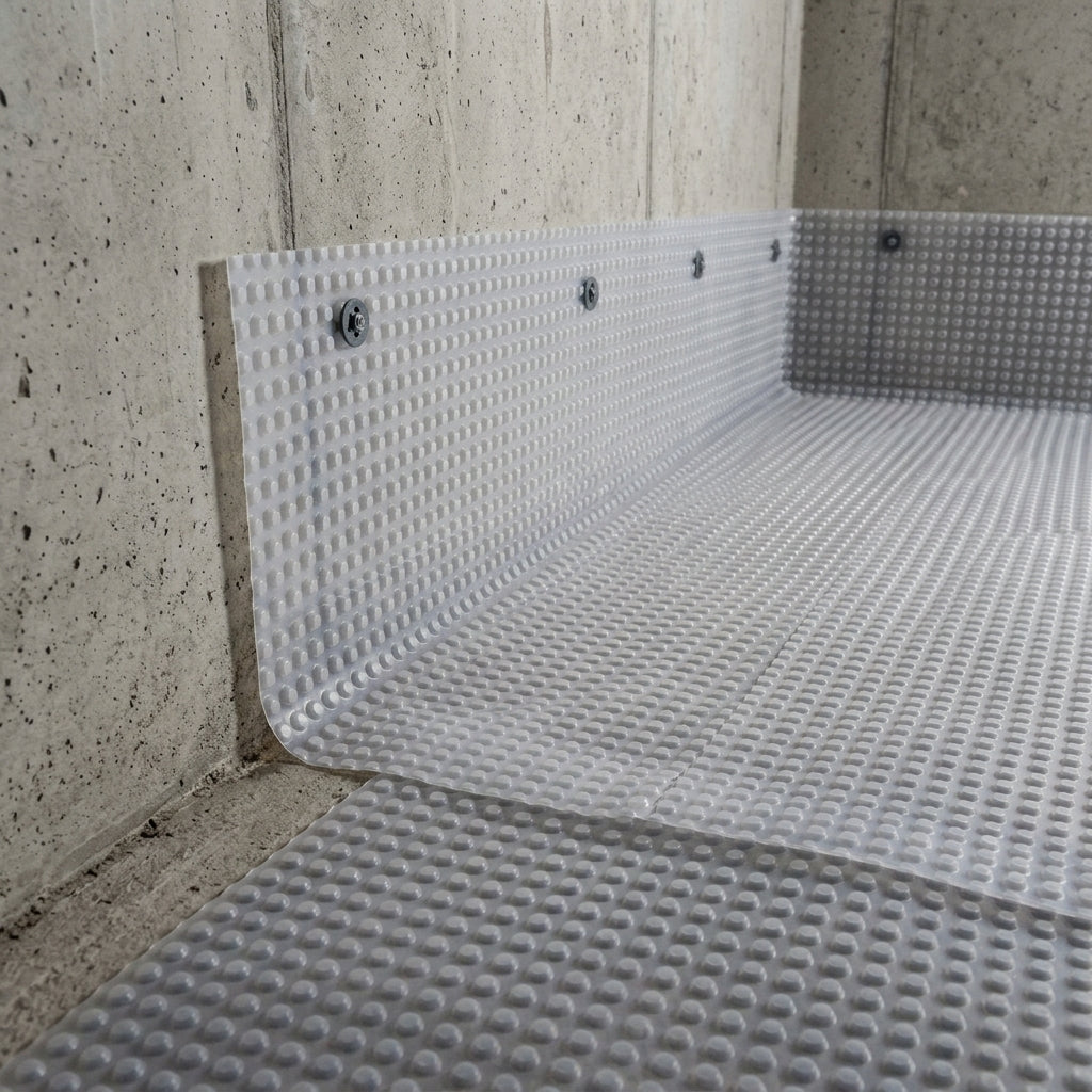8mm Waterproof Membrane - Clear HDPE - 40m²