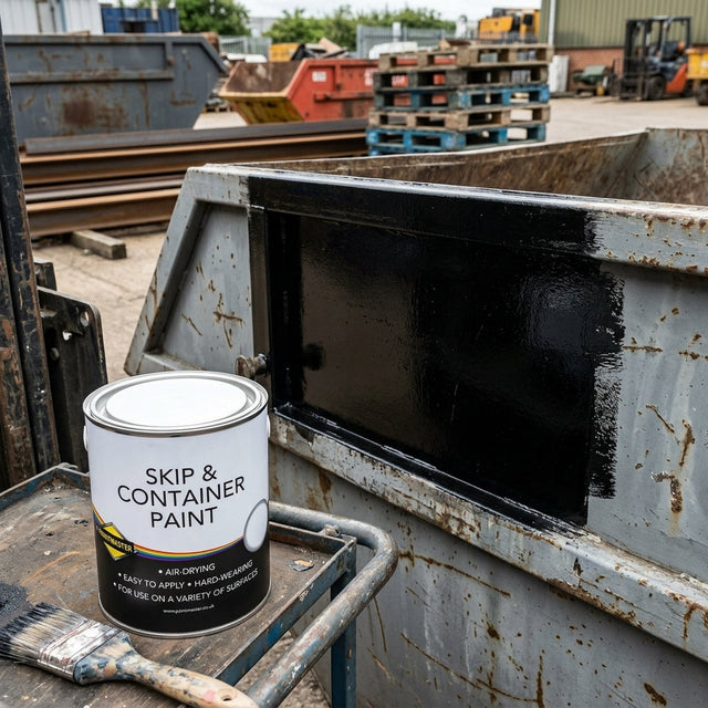 Oil-based skip and container paint | anti-corrosive metal coating