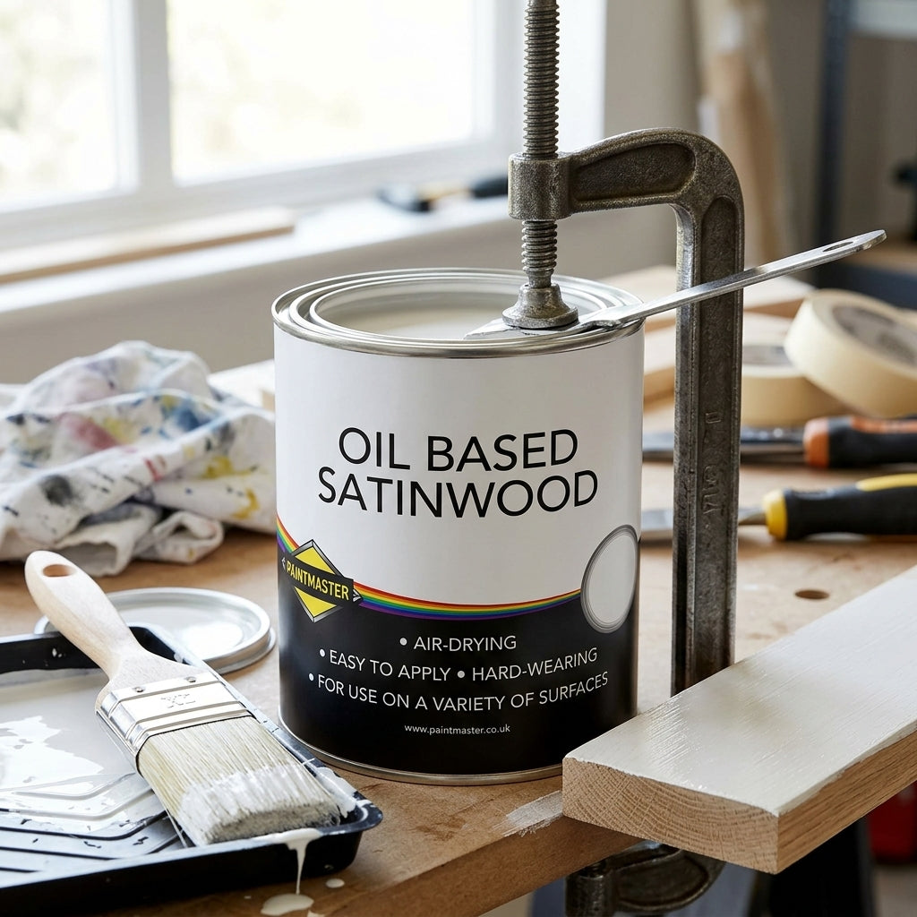 Oil Based Satinwood Paint for Wood & Metal – Satin Finish (view 2)
