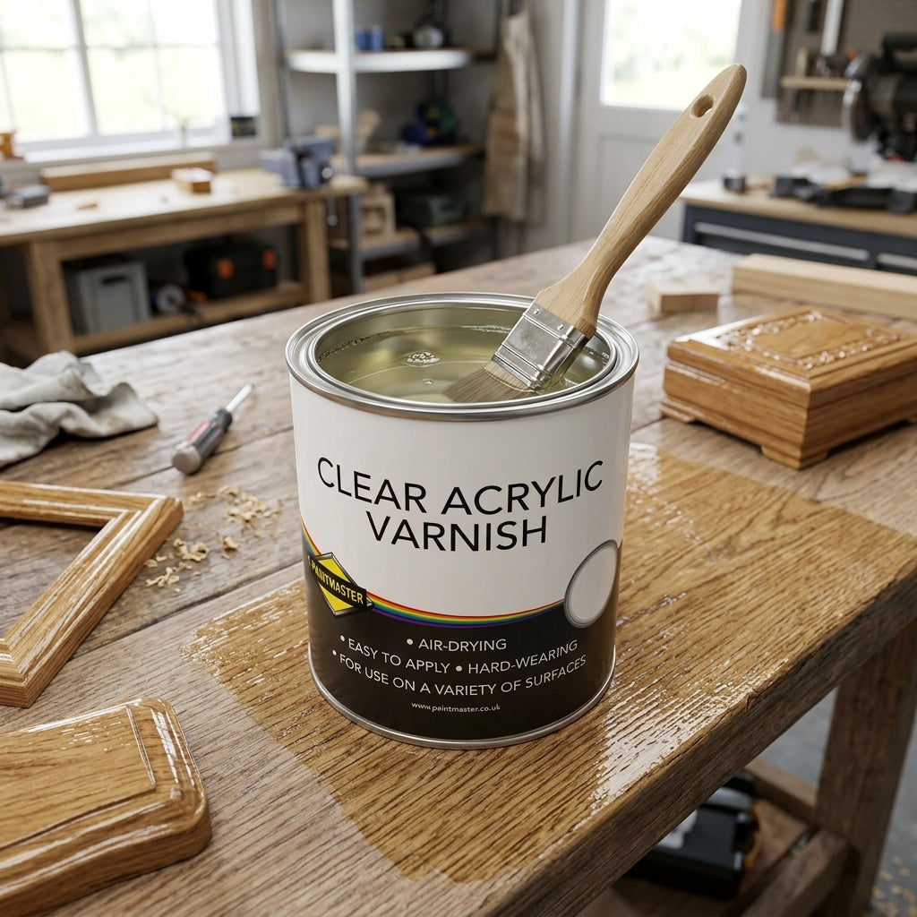 Clear Acrylic Varnish – Wood & Multi-Surface Protection
