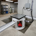 Octagonal Sump Pump System 240V with High Water Alarm
