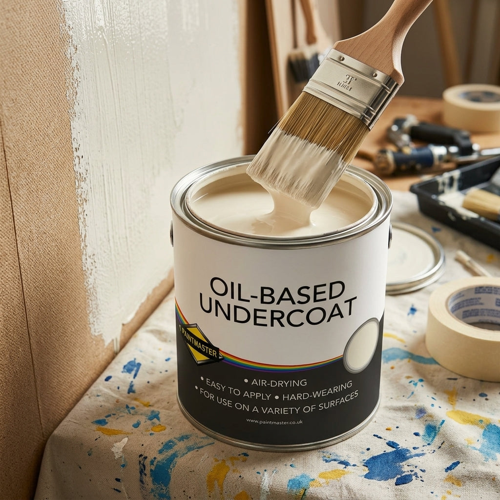 Oil-Based Undercoat for Walls – Multiple Colours & Sizes