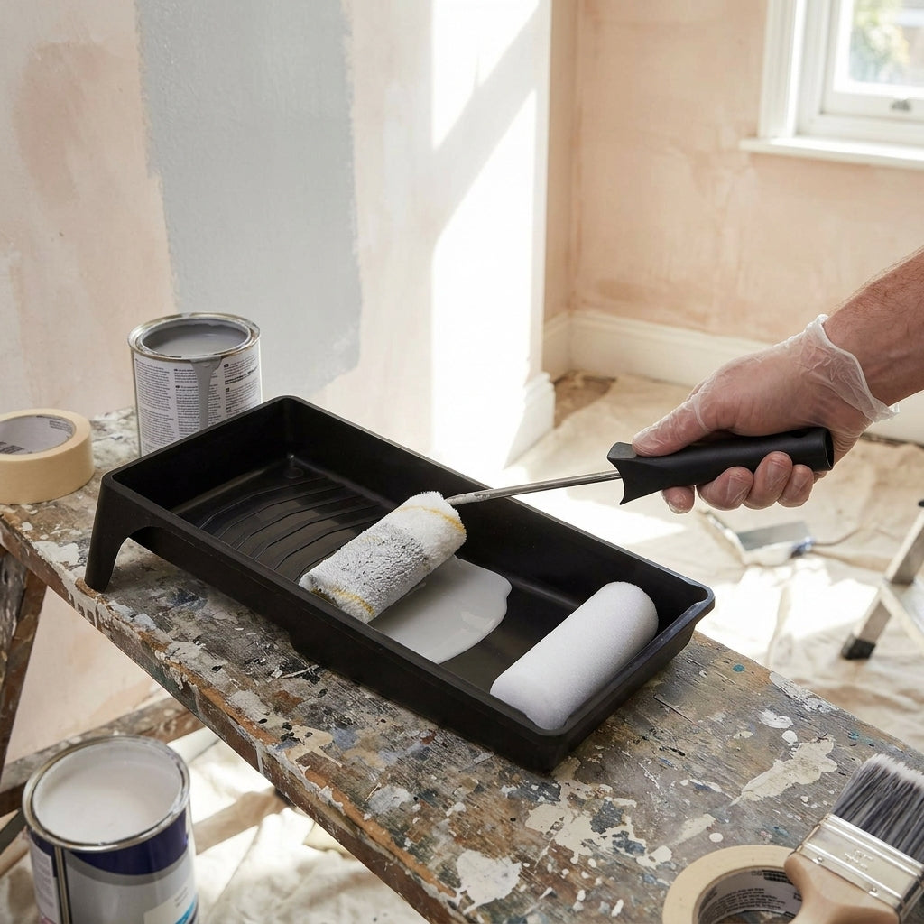Mini roller kit: emulsion and gloss with frame