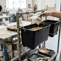 25 litre plastic paint scuttle with metal handle