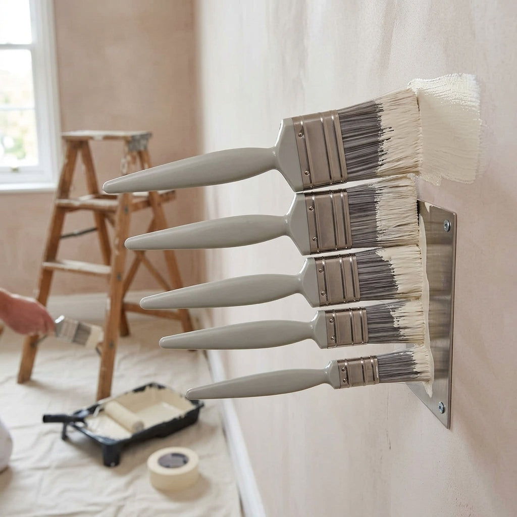 Walls & Ceiling Paint Brush Set, 5 Pack, Synthetic, Mixed Sizes