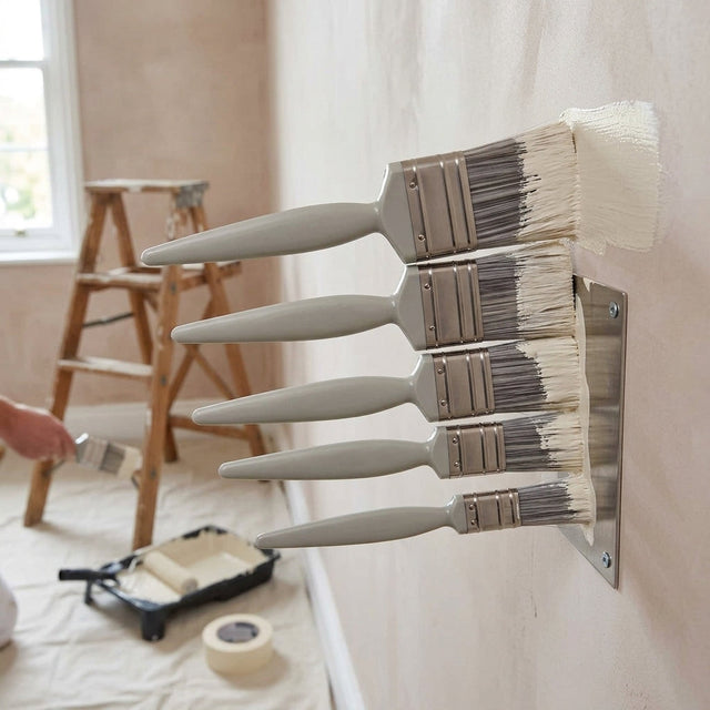 Walls & Ceiling Paint Brush Set, 5 Pack, Synthetic, Mixed Sizes