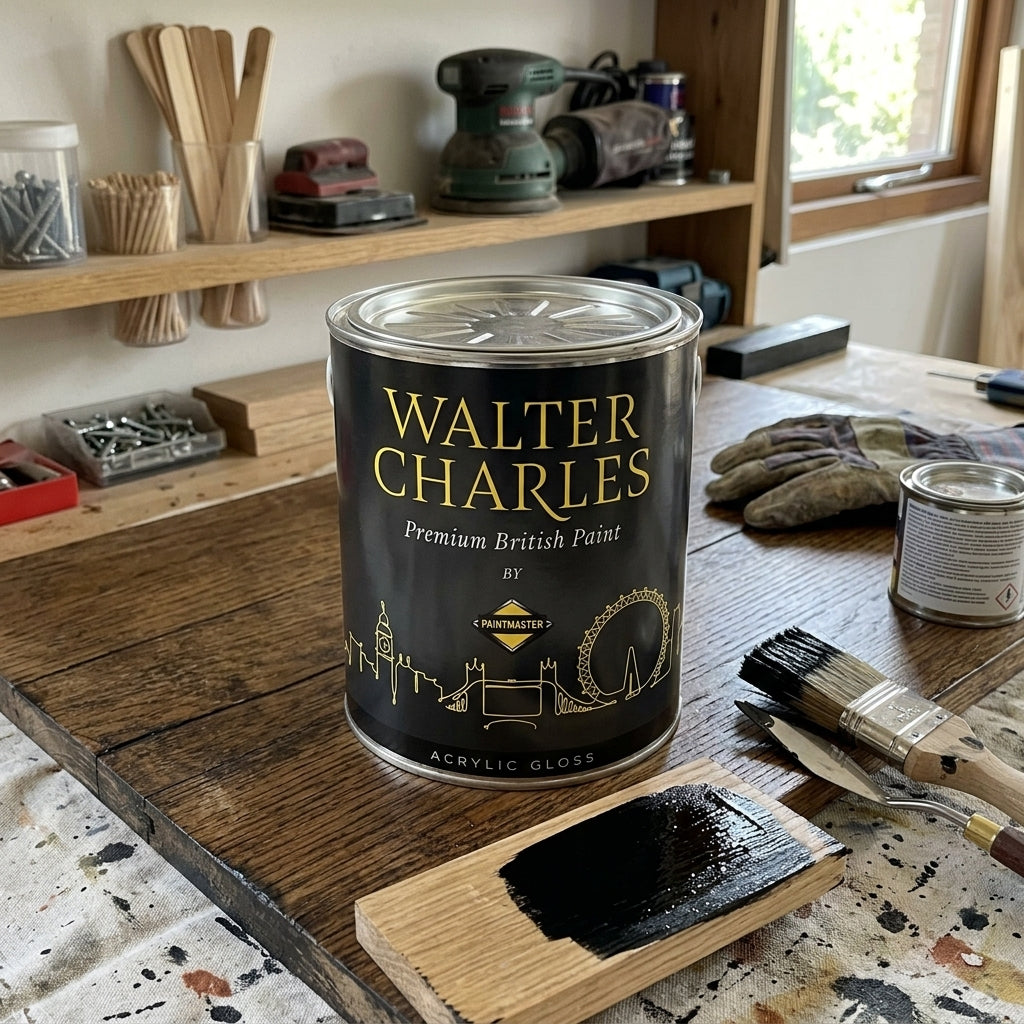 Acrylic Gloss Paint for Wood & Metal Surfaces