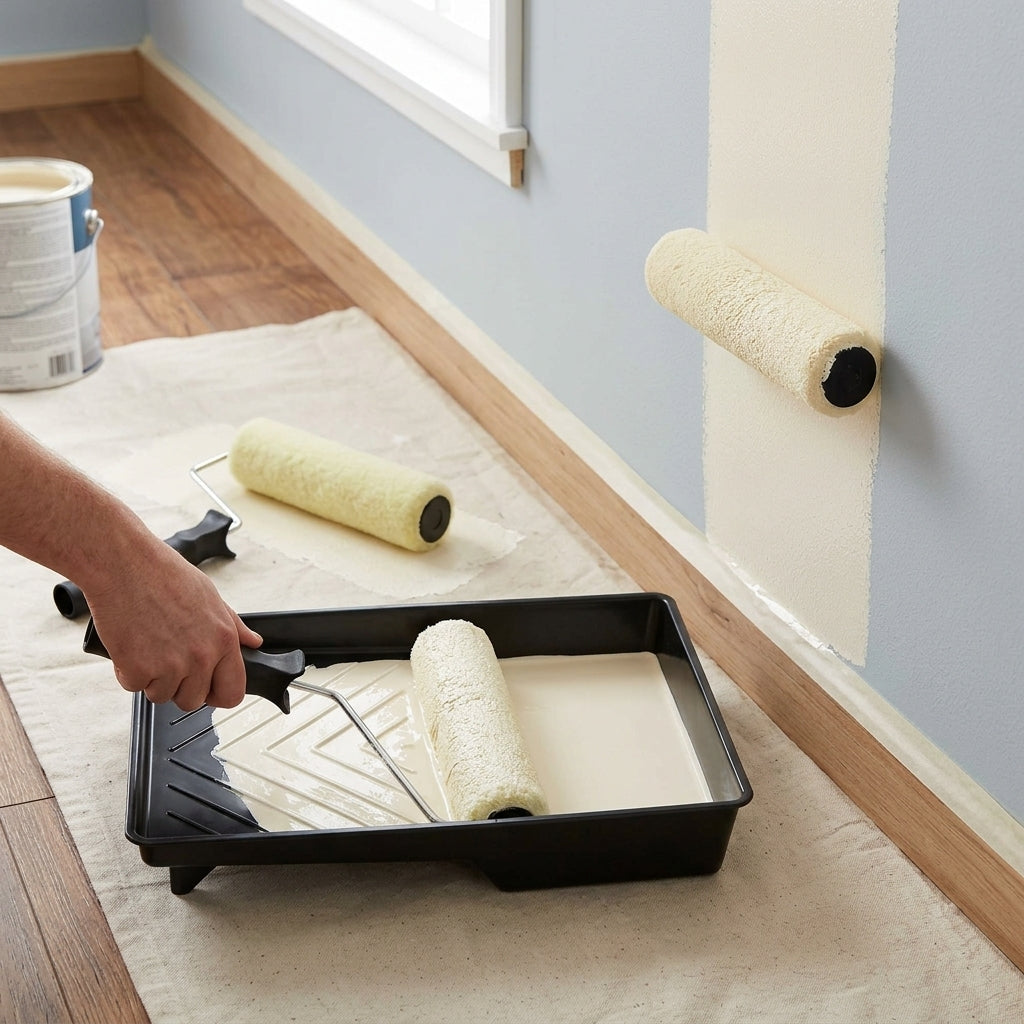 9" Roller Kit with Spare Head and Plastic Tray