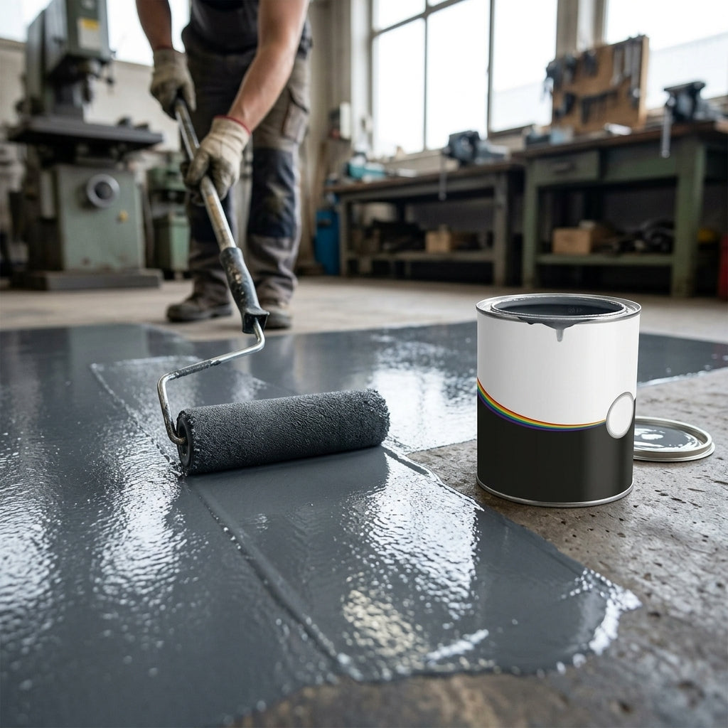 Water-based Quick-Drying Floor Paint – Multiple Colours & Sizes (view 2)