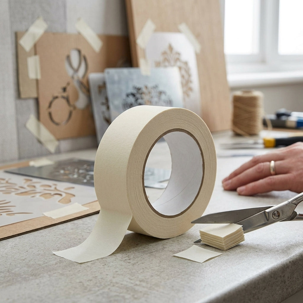 50mm x 50m Low Tack Masking Tape (view 2)