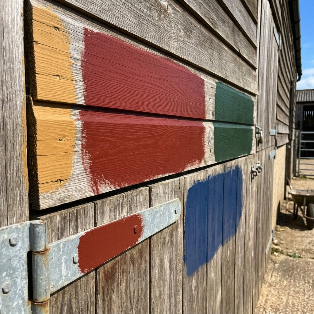 Acrylic barn and shed paint – wood and metal – multiple colours