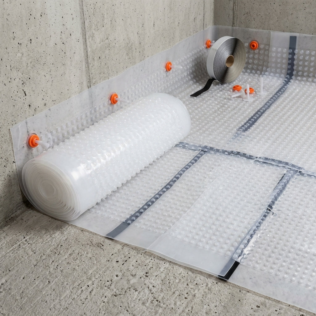 8mm Clear HDPE Waterproof Membrane – 40m² Bundle