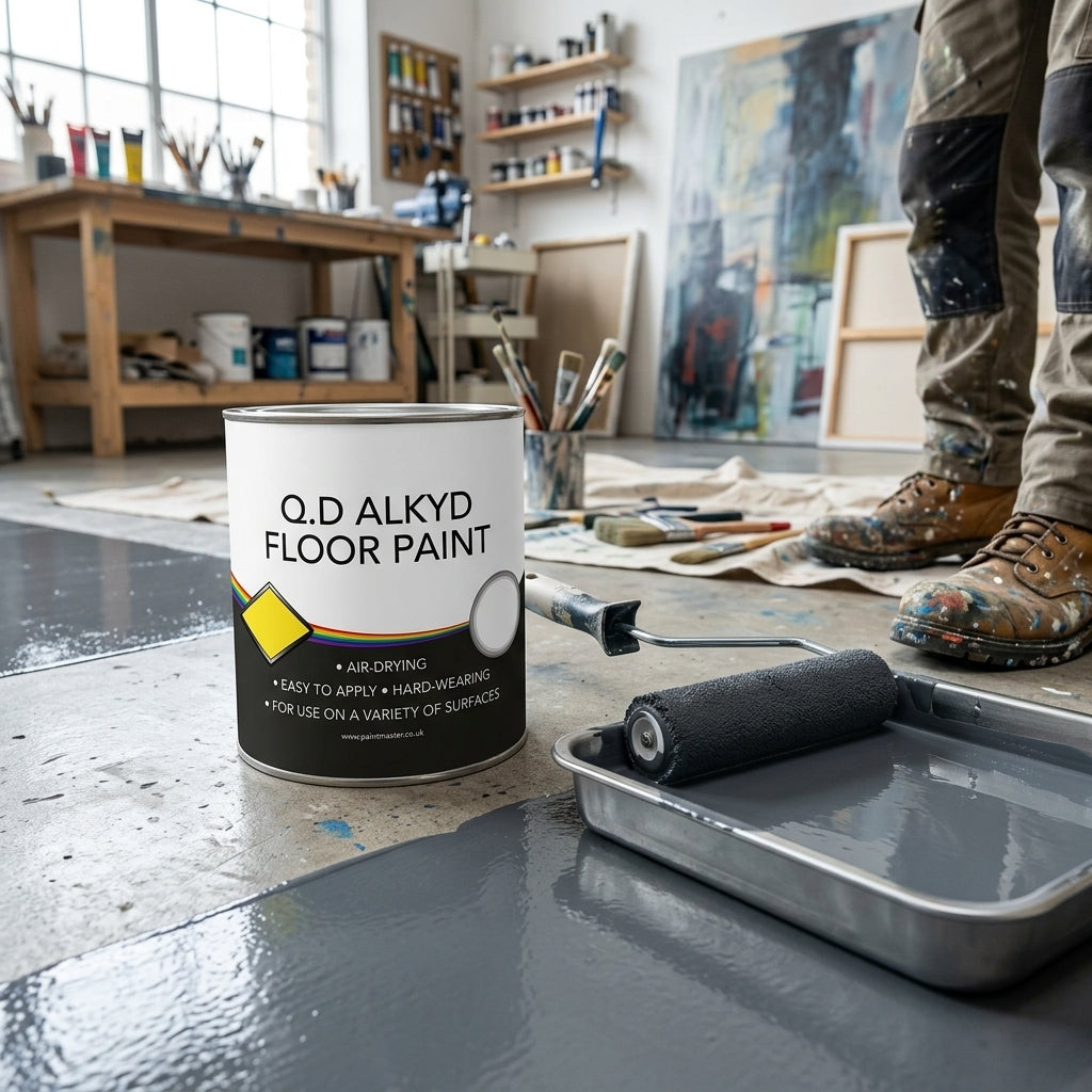 Water-based Quick-Drying Floor Paint – Multiple Colours & Sizes