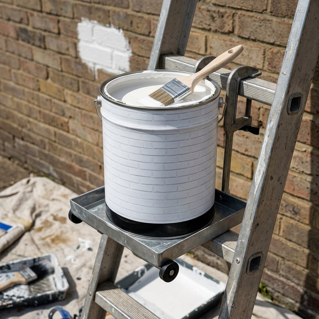 Acrylic masonry paint for bricks and stone