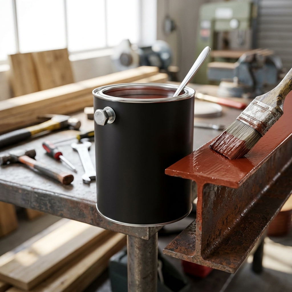 Oil-based oxide gloss paint – rust-inhibiting metal & wood finish (view 2)