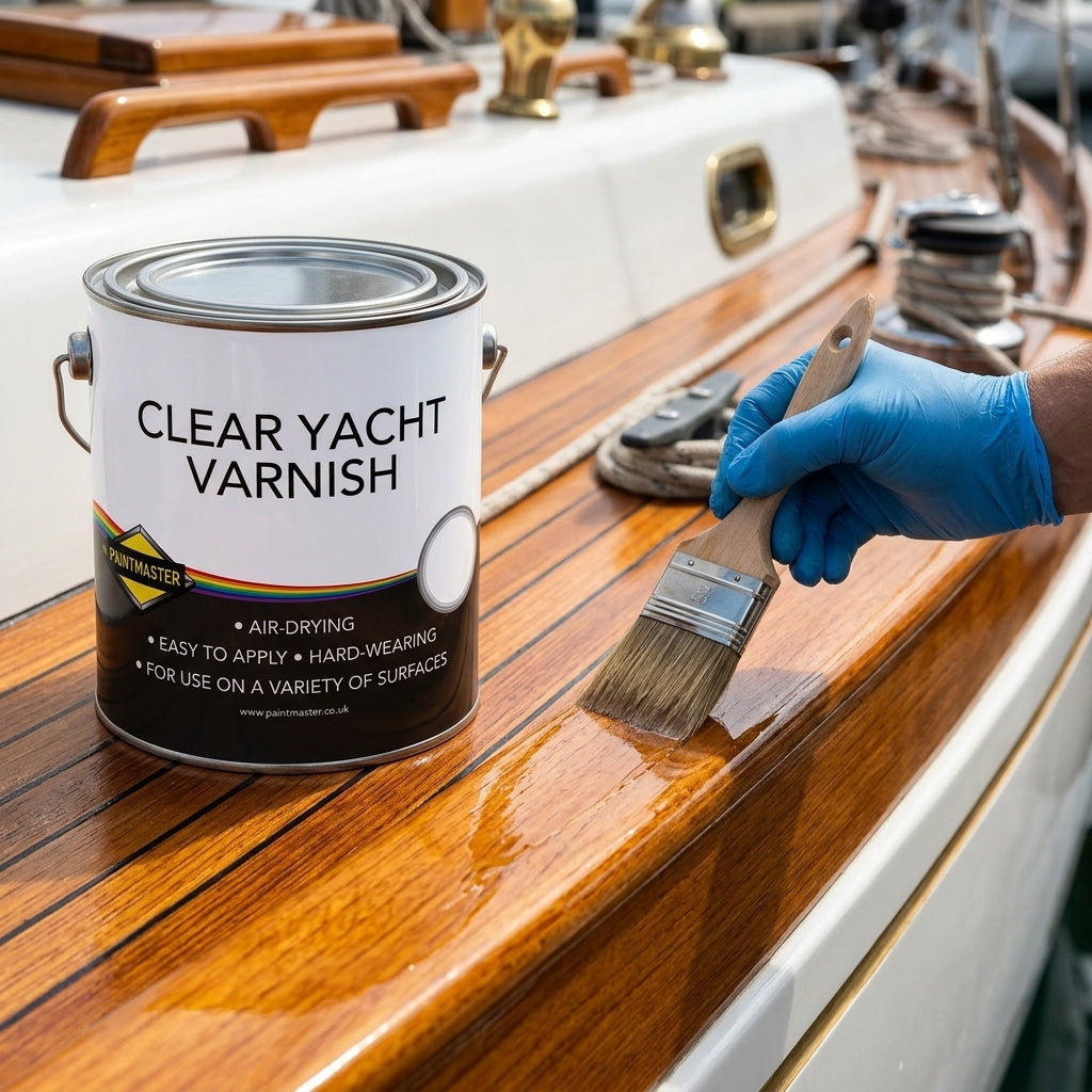 Clear Yacht Varnish – Marine-Grade Wood Protection, Multiple Sizes (view 2)