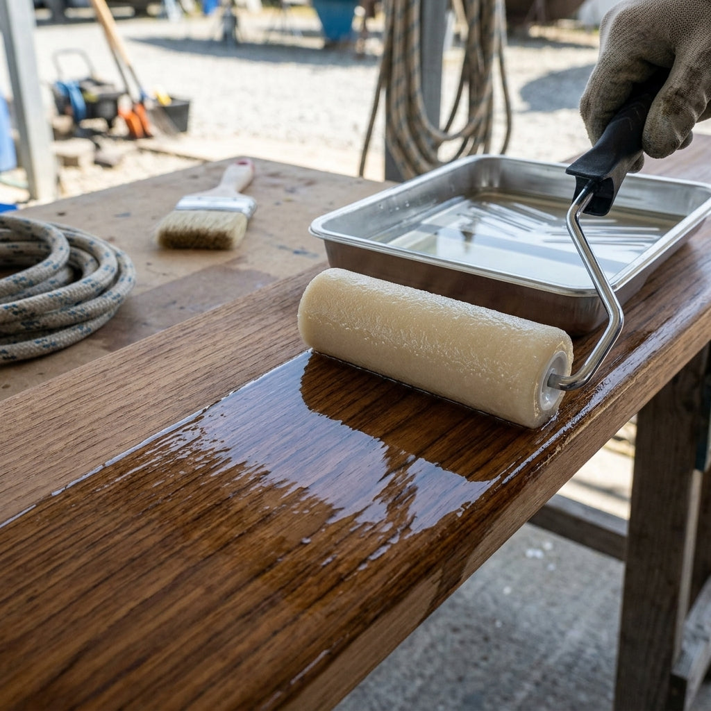 Clear Yacht Varnish – Marine-Grade Wood Protection, Multiple Sizes